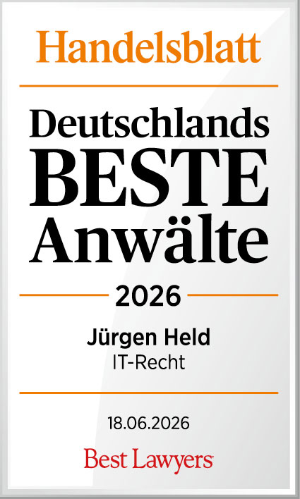 HB_Dtld_Beste_Anwaelte2026_Juergen_Held_IT